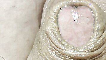 Micro penis pre- cum over flow